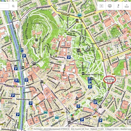 At Park, Luxurioese Mit Terrasse Und Parkplatz Im Herzen Von アパート *