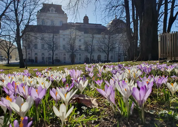 公寓 At Park, Luxurioese Mit Terrasse Und Parkplatz Im Herzen Von