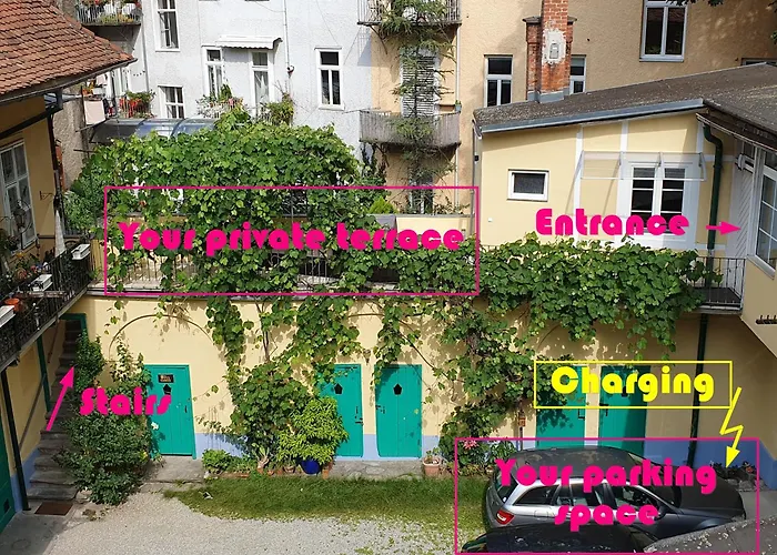 At Park, Luxurioese Mit Terrasse Und Parkplatz Im Herzen Von 公寓 格拉茨